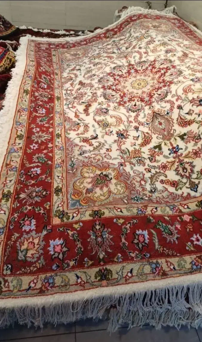 یک جقت فرش ۶ متری اولیا بافت کشمیر|فرش|تبریز, |دیوار