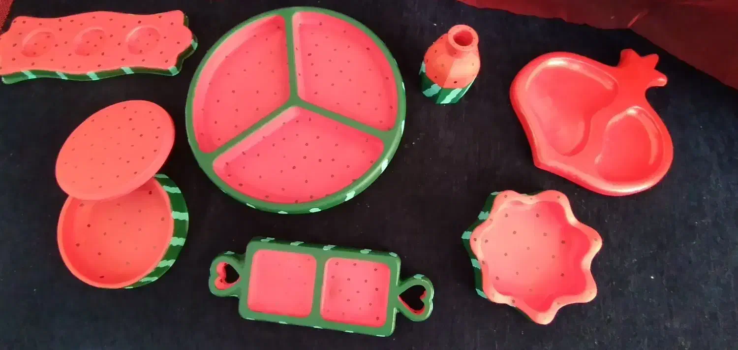 ست پذیرایی سنگ مصنوعی|ظروف سرو و پذیرایی|شیراز, دشت چنار|دیوار