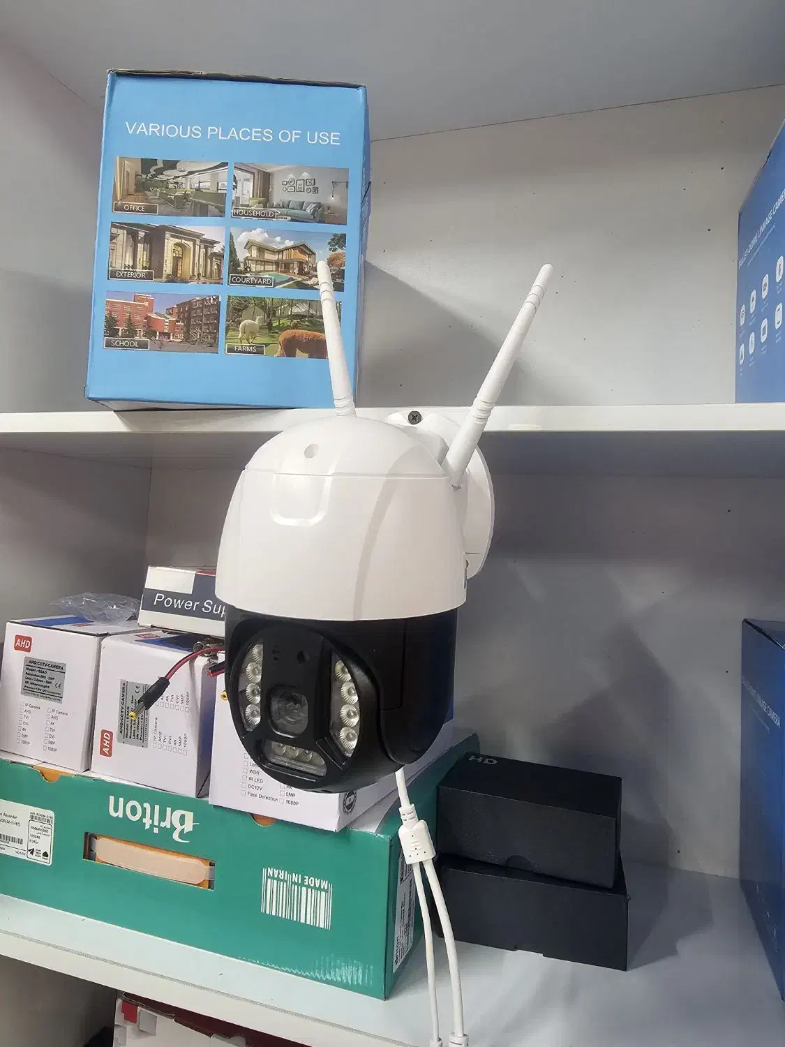 دوربین چرخشی بدون کابل کشی کاملا آنلاین روی گوشی|دوربین مداربسته|شیراز, زند|دیوار