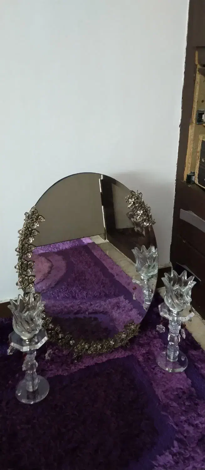 آیینه و شمعدون|آینه|هادی شهر, |دیوار