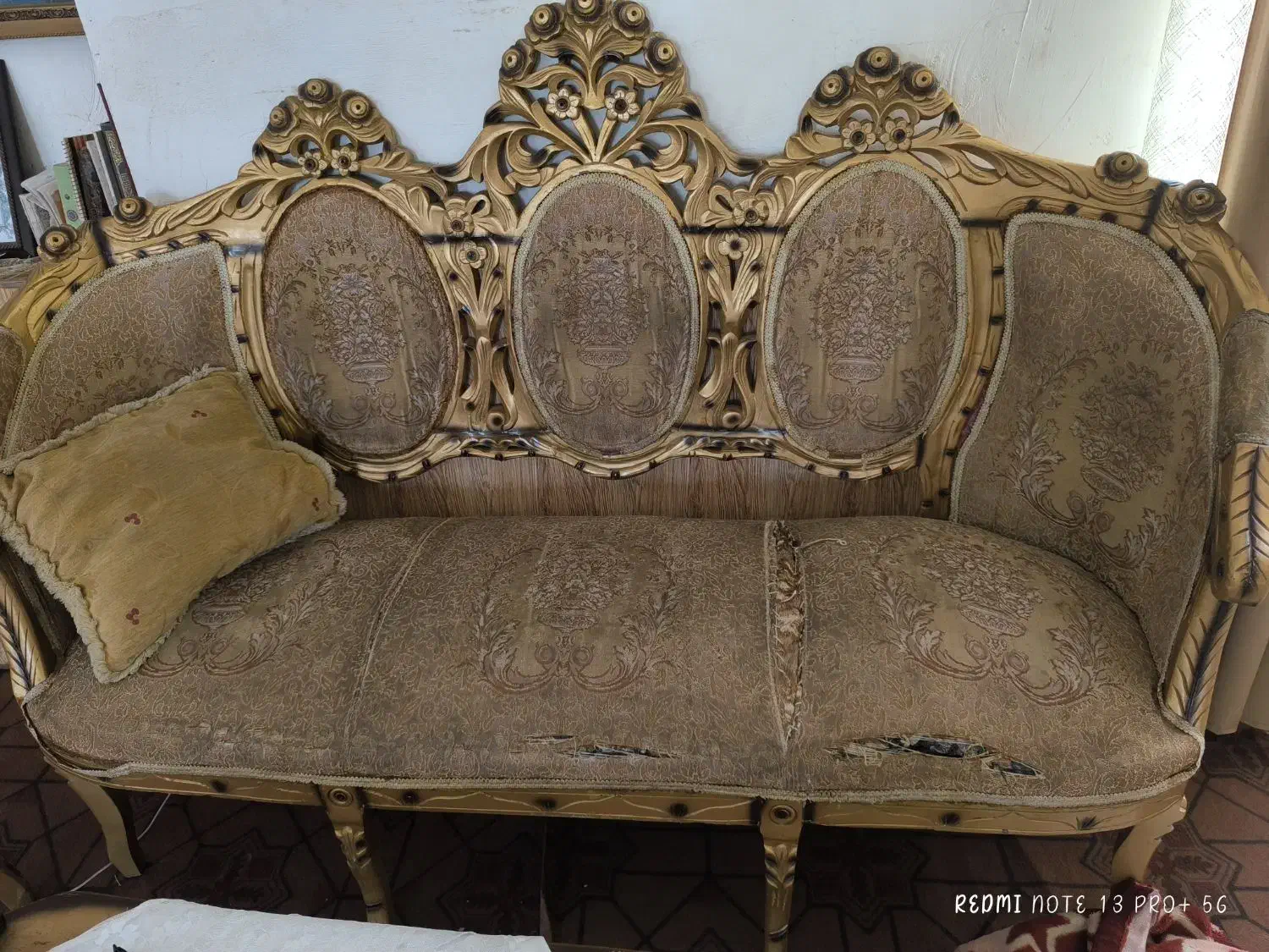 مبل سلطنتی 9 نفره|مبلمان خانگی و میز عسلی|شاهرود, |دیوار