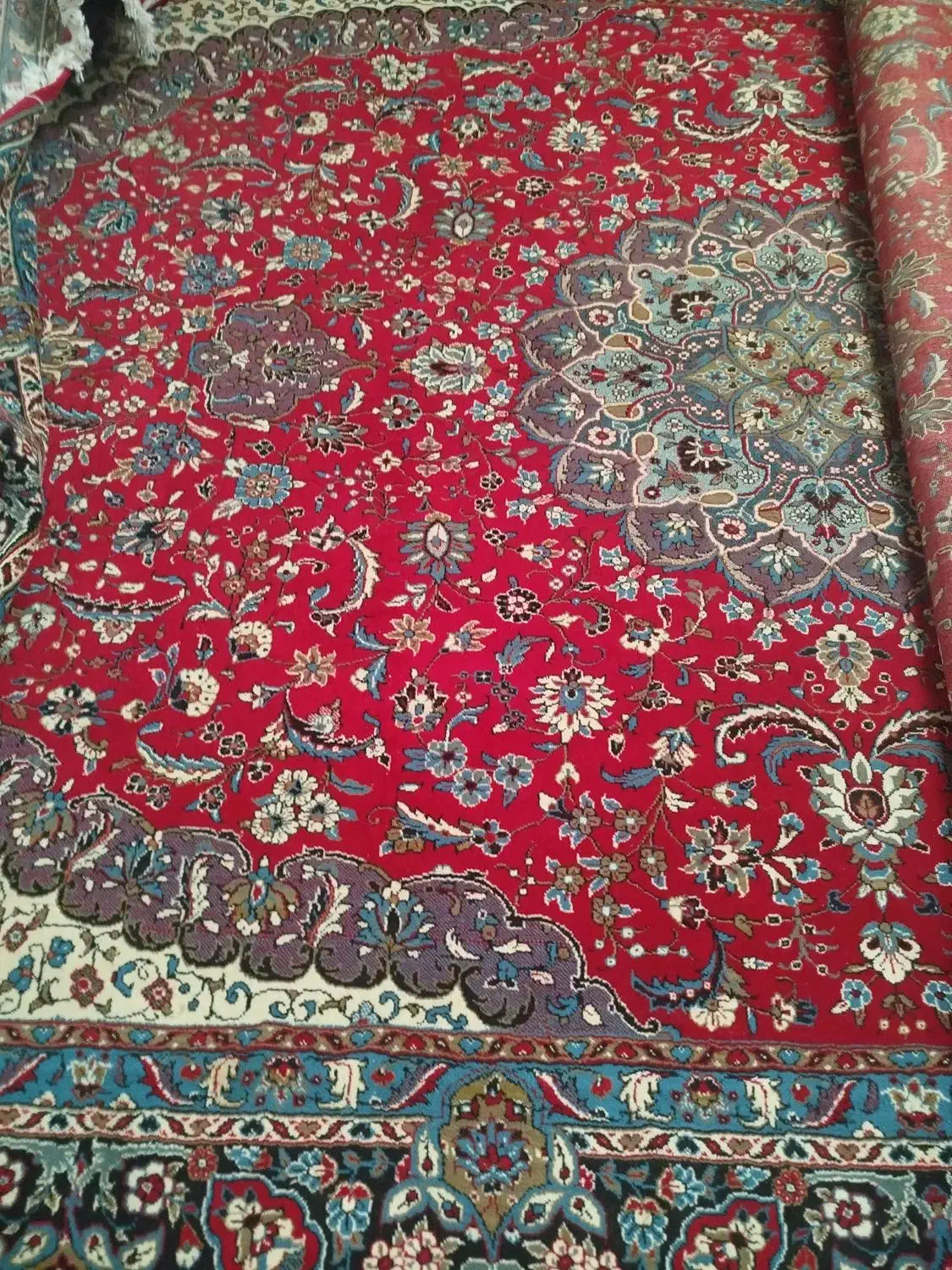 قالی 12 متری ماشینی توضیحات خوانده شود|فرش|قوچان, |دیوار