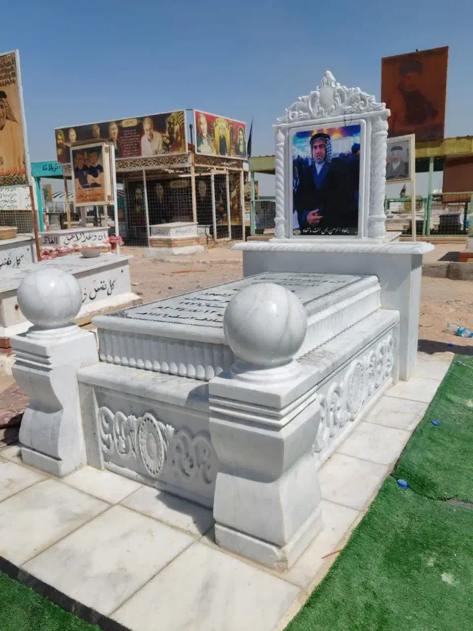 سنگ مزار سنگ قبر با مدل و کد جدید بین ۲۰تا ۴۰|خدمات پیشه و مهارت|جیرفت, |دیوار