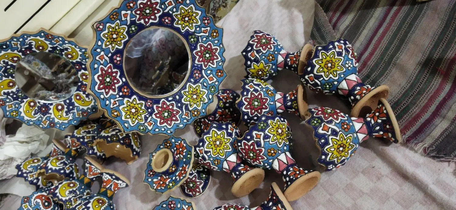 ظروف میناکاری عمده ما  همدان هستیم ارسال داریم|صنایع دستی و سایر لوازم تزئینی|شیراز, دانشگاه شیراز|دیوار
