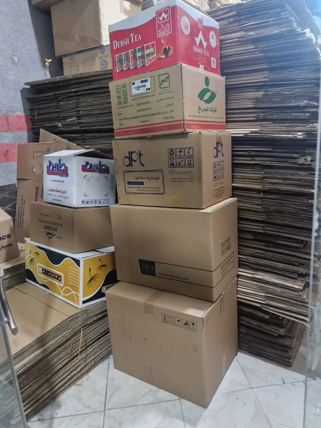 کارتن استوک کارتن نو کارتن خالی آماده|عمدهفروشی|مشهد, آزادشهر|دیوار