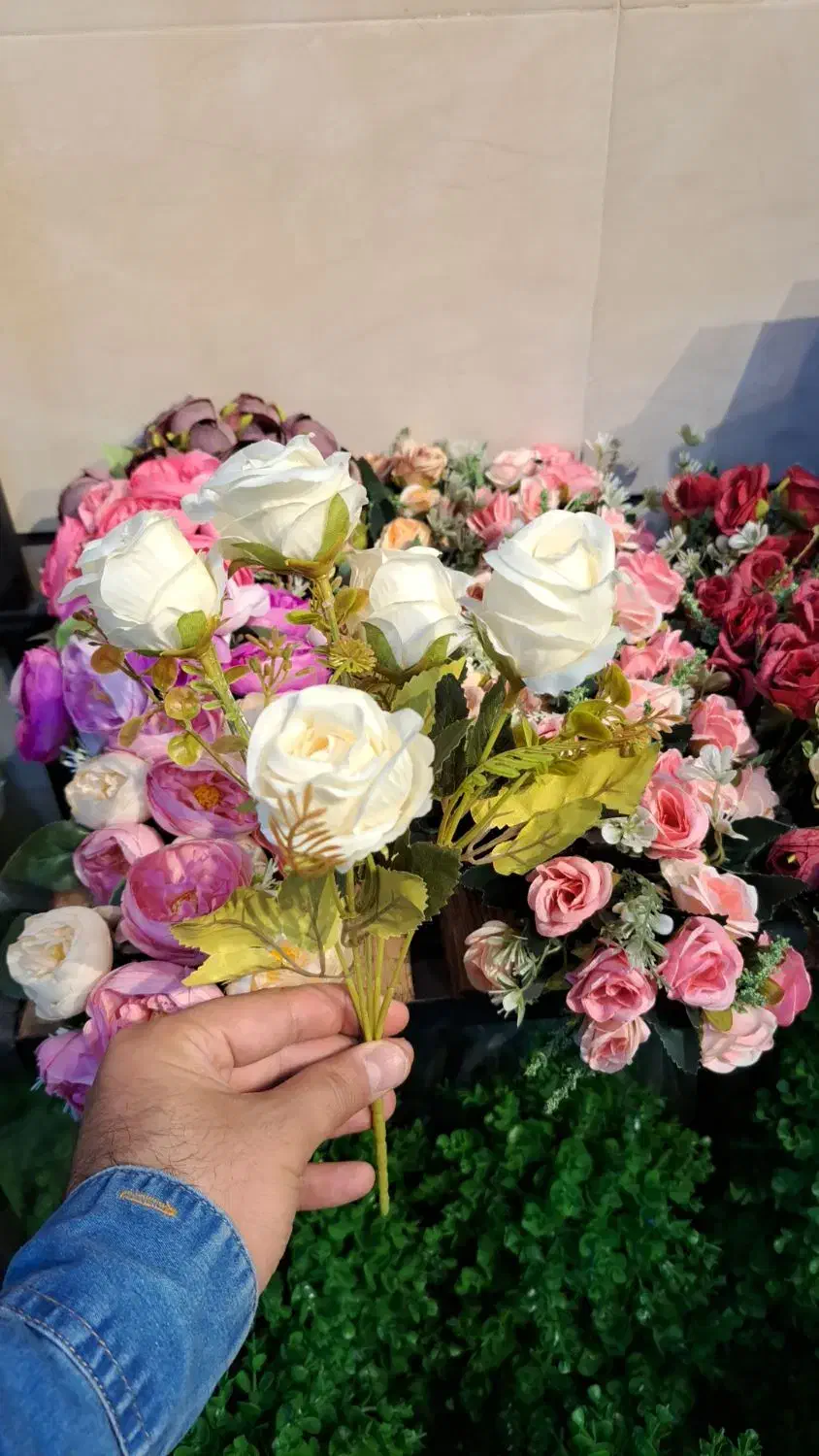 گل بوته ای|گل مصنوعی|آفتاب, |دیوار