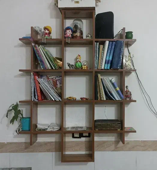 شلف کتابخانه|کتابخانه، شلف، قفسه‌های دیواری|همدان, |دیوار
