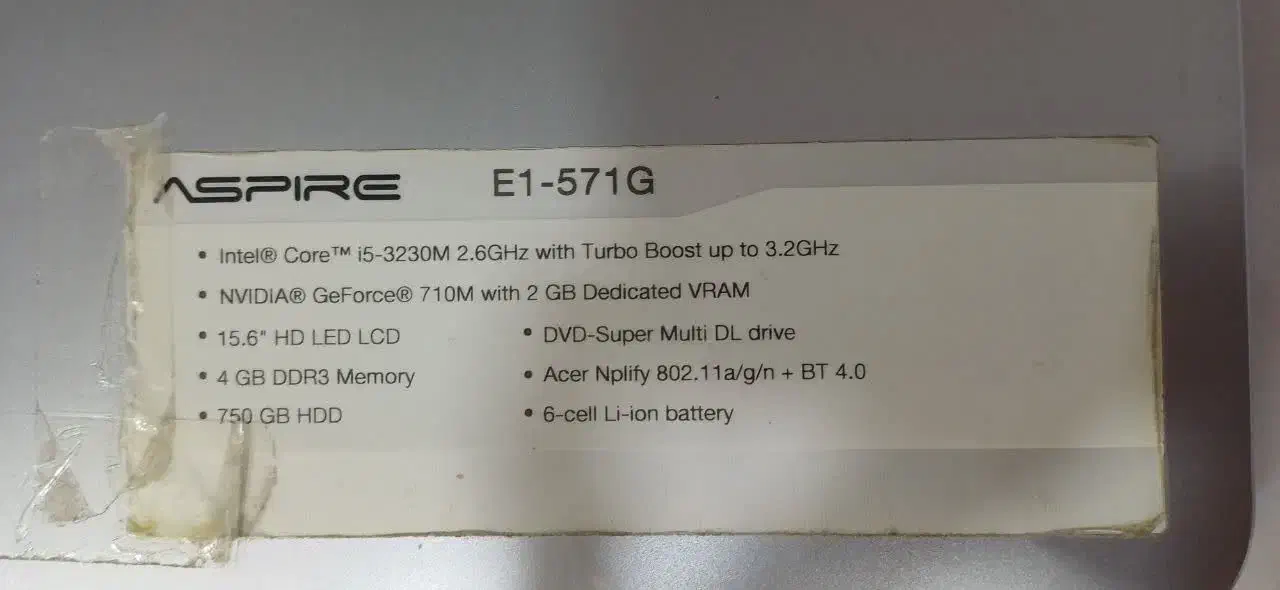 فروش یک عدد لبتاپ acer در حد نو و بسیار تمیز|رایانه همراه|گناباد, |دیوار