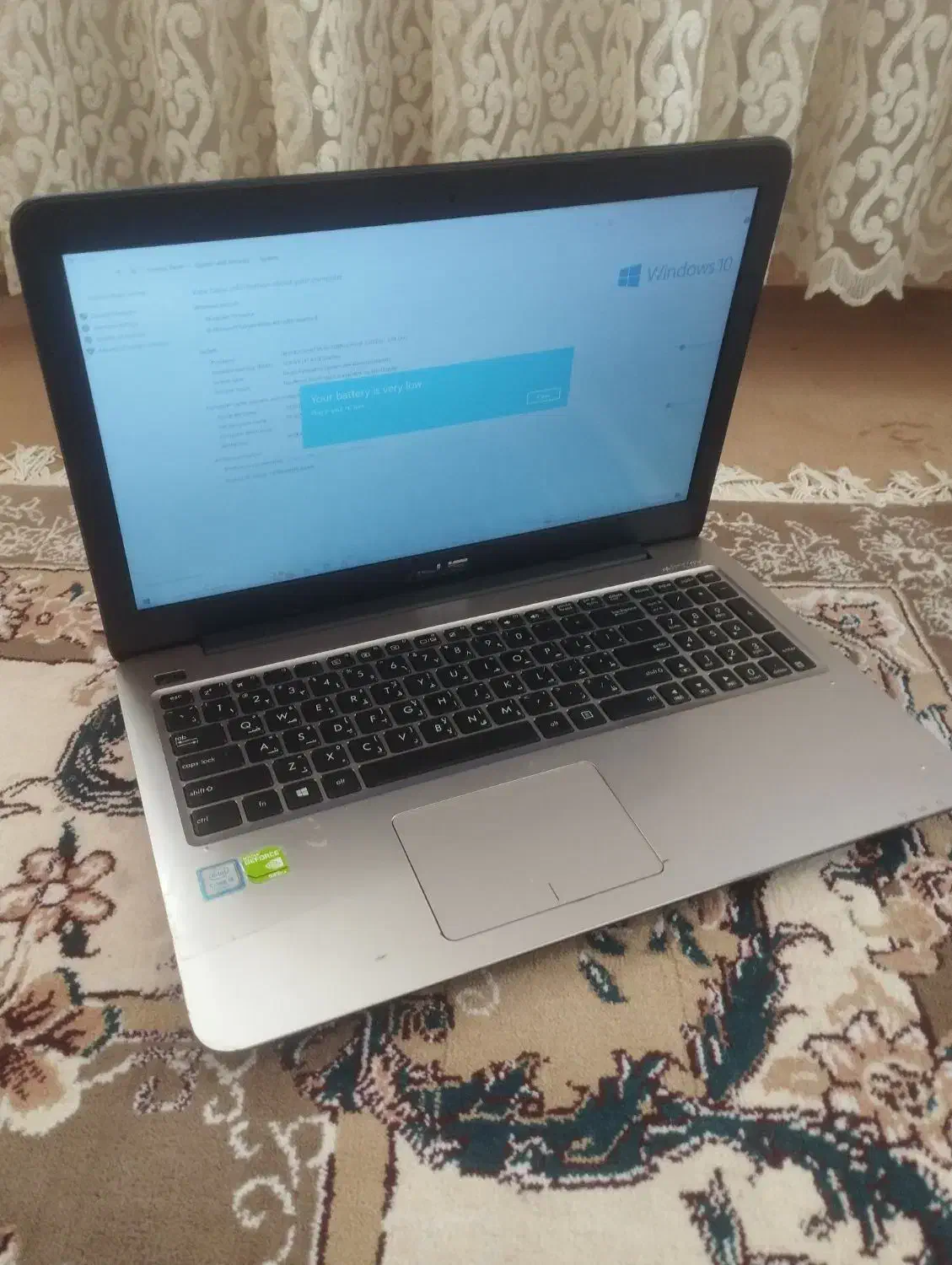 لبتاب ایسوس|رایانه همراه|لردگان, |دیوار