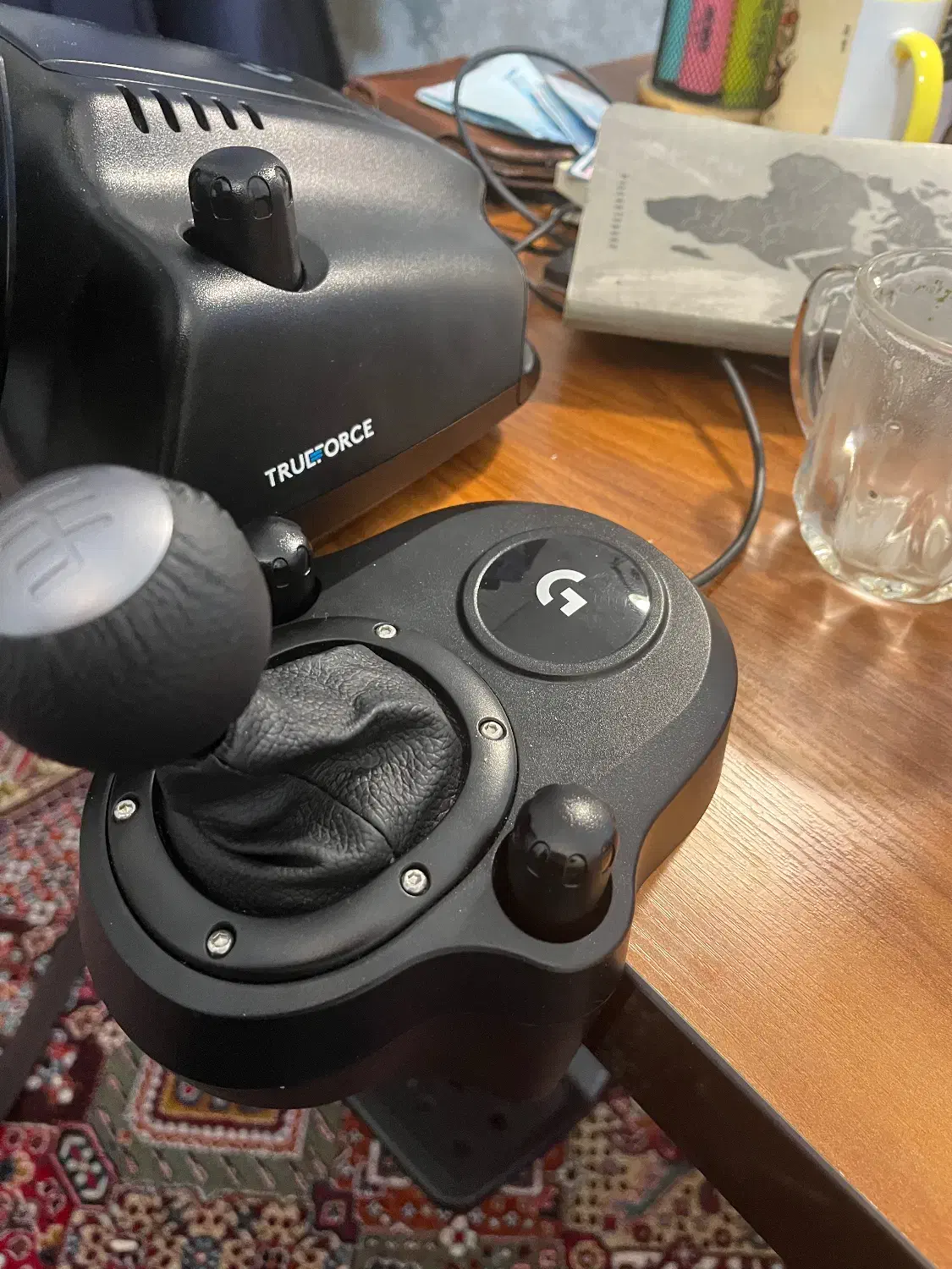فرمان g923 logitech به همراه دنده اختصاصیH-Shifter|کنسول، بازی ویدئویی و آنلاین|تبریز, |دیوار