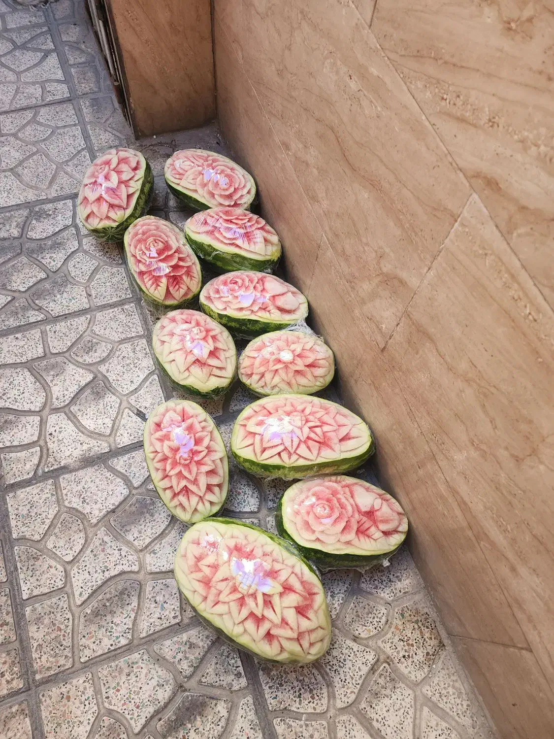 حکاکی هندوانه و میوه آرایی یلدا (واوان)|خدمات پذیرایی، مراسم|اسلامشهر, شهرک واوان|دیوار