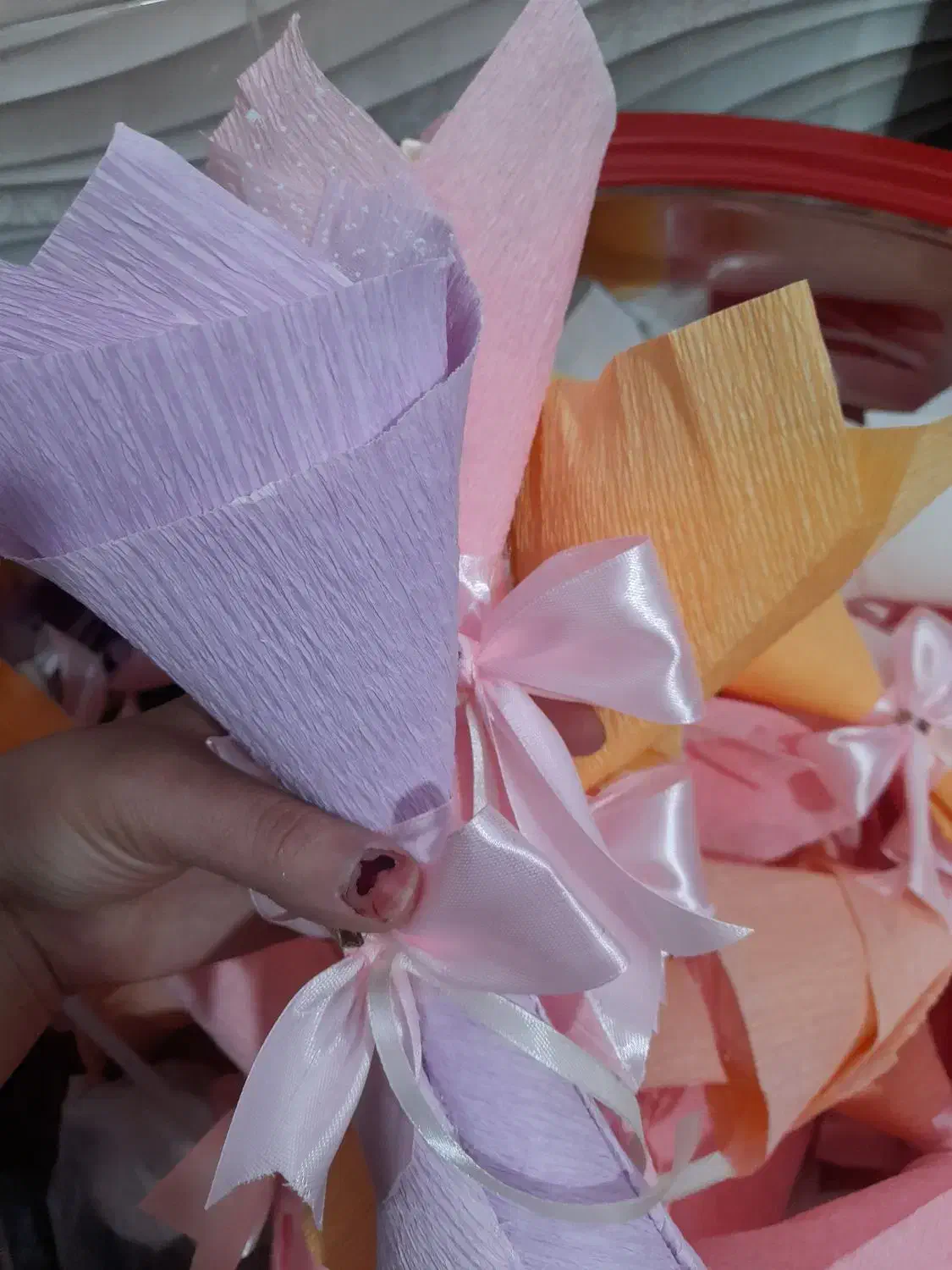 گل ربانی تک شاخه|گل مصنوعی|قروه, |دیوار