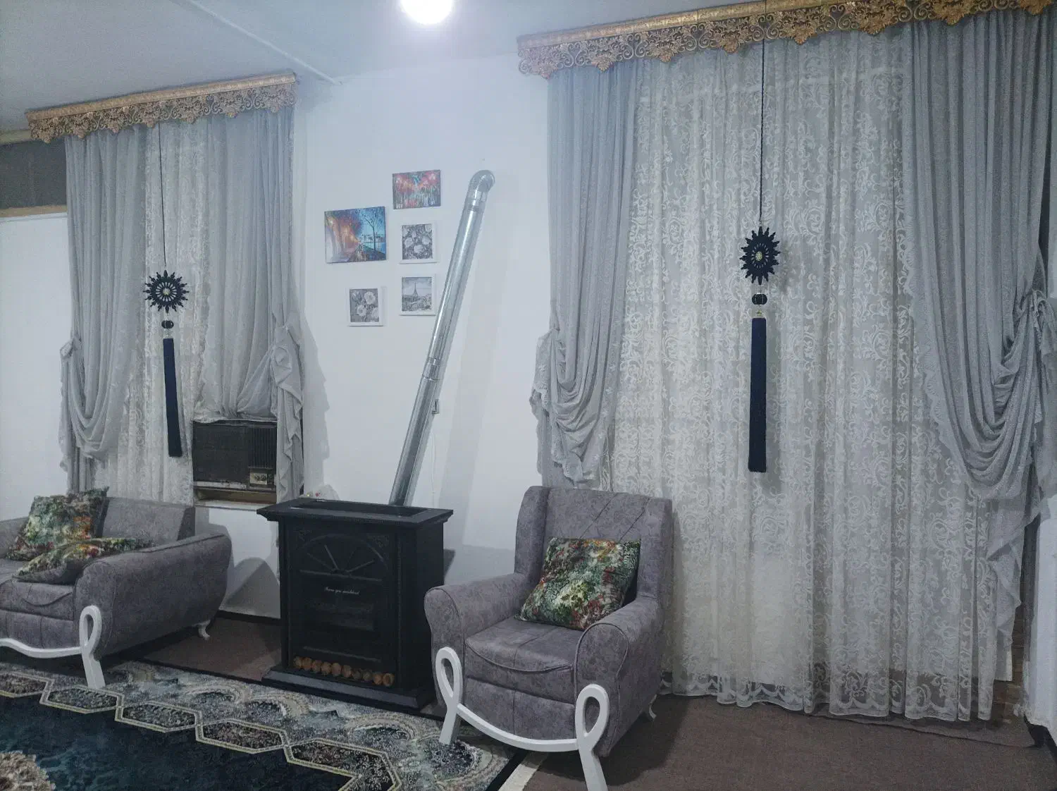 پرده و راشل|پرده، رانر، رومیزی|شیراز, باغ تخت|دیوار