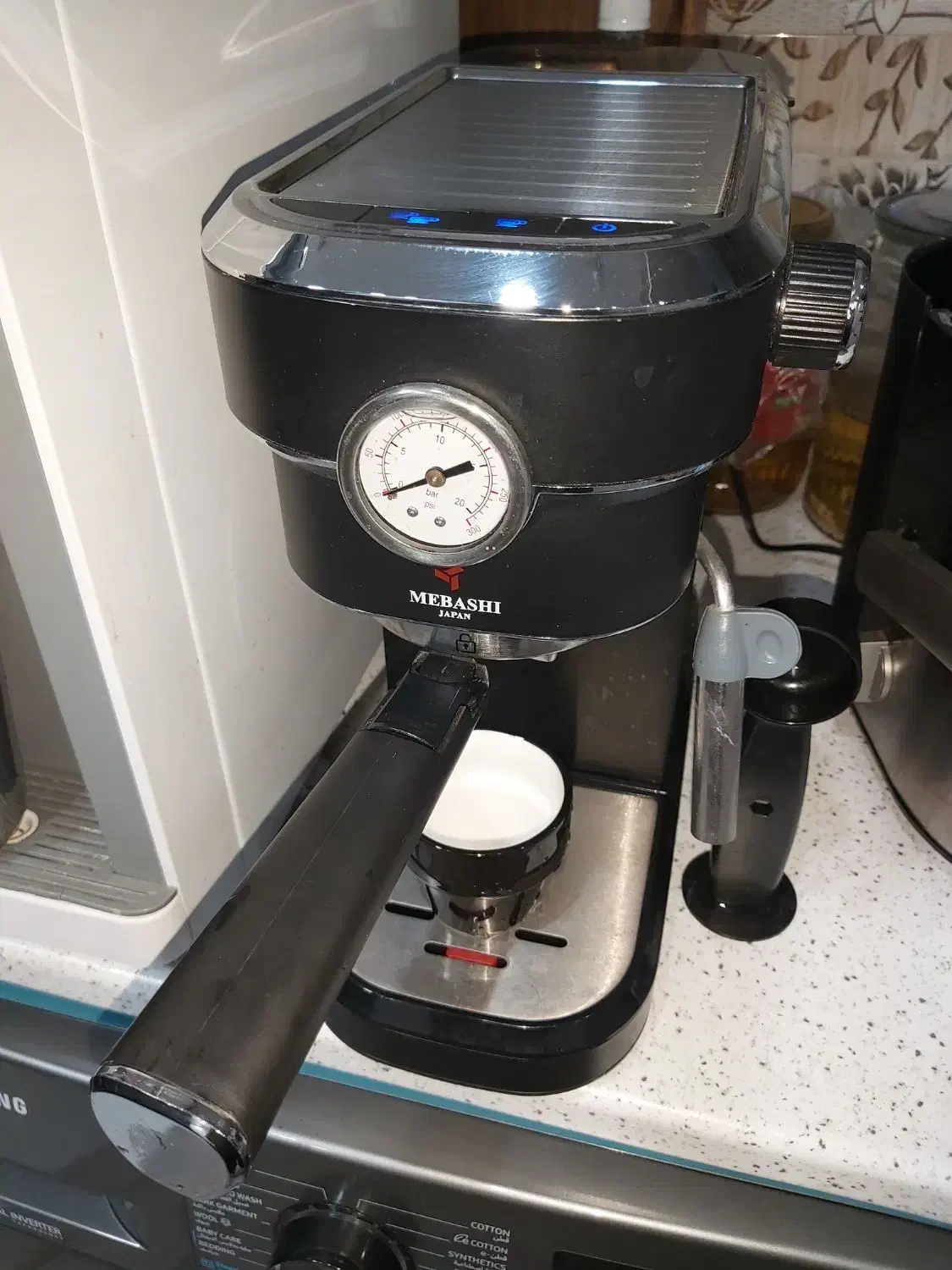 اسپرسوساز خانگی برند مباشی ژاپن|سماور، چایساز، قهوهساز|اهواز, سپیدار|دیوار