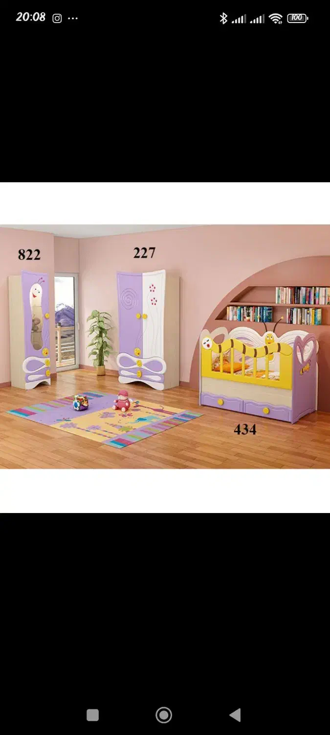 سرویس خواب کودک چکی|تخت و سرویس خواب|خمینی‌شهر, |دیوار