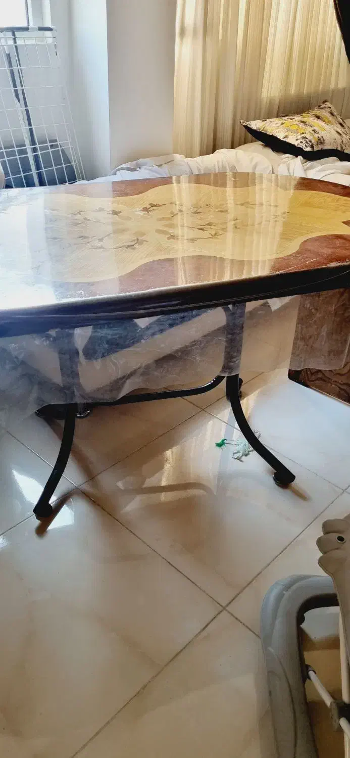 میز چوبی ۶ نفره|میز و صندلی غذاخوری|شیراز, گلدشت معالیآباد|دیوار