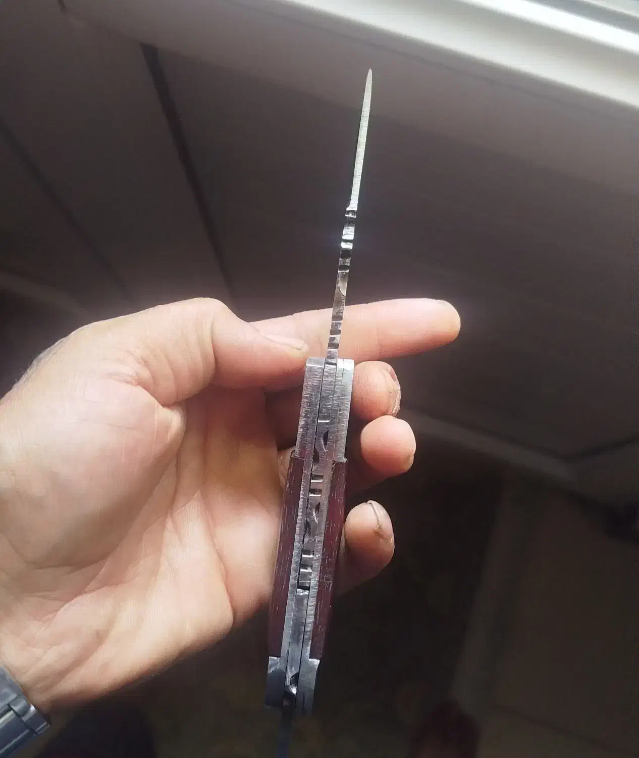 چاقوی گنجشکی|کلکسیون اشیاء عتیقه|مشگین شهر, |دیوار