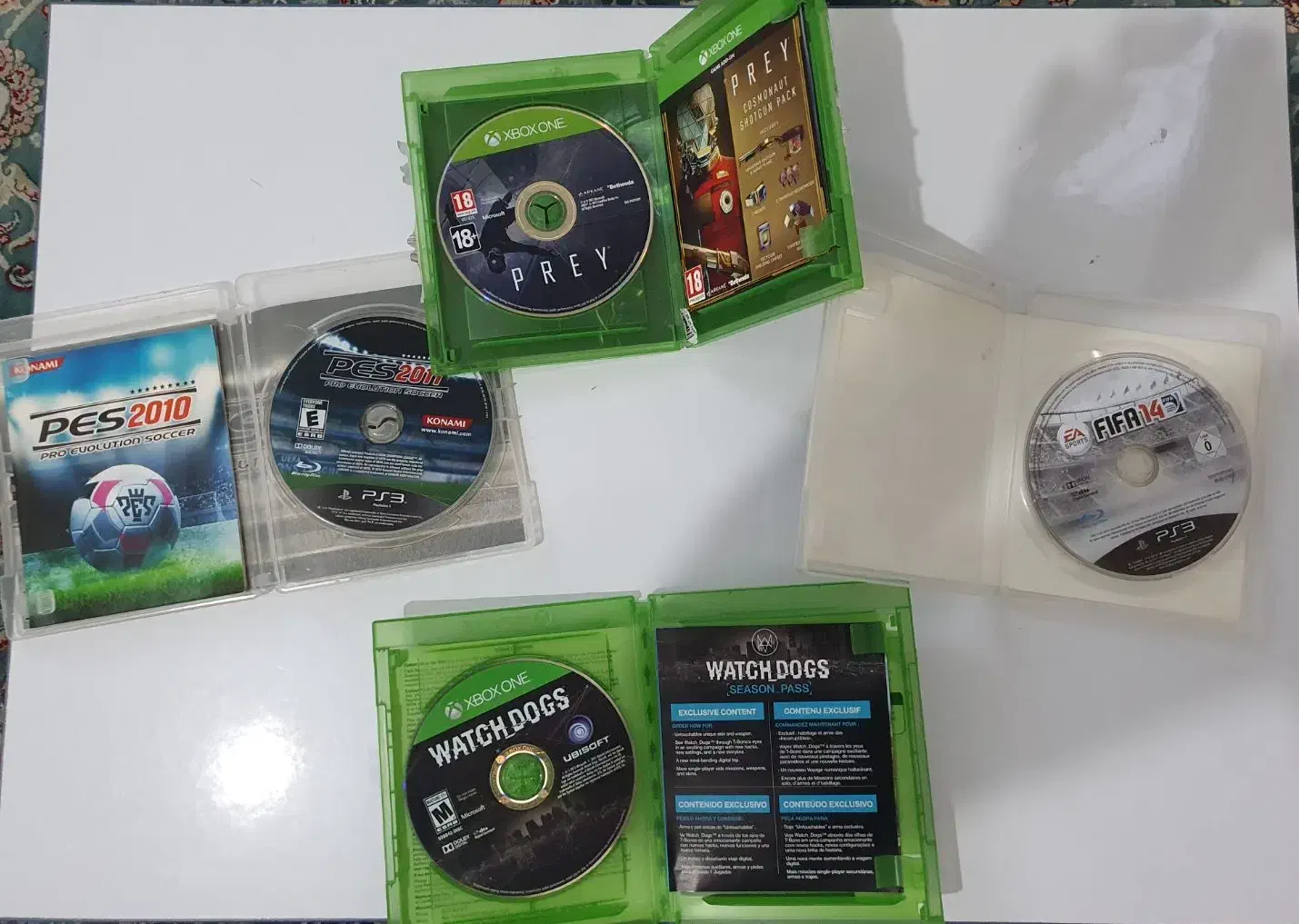 دو عدد بازی اورجینال xbox one|کنسول، بازی ویدئویی و آنلاین|تهران, سید خندان (جلفا)|دیوار