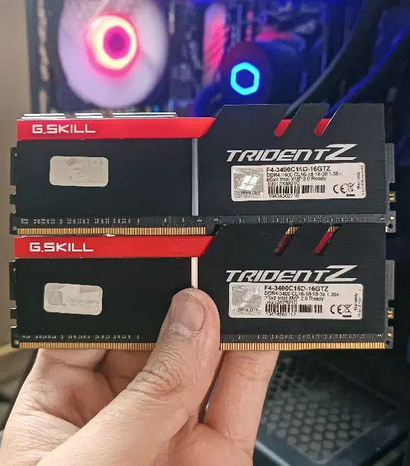 Ram G.skill DDR4 3400 8G×2|قطعات و لوازم جانبی رایانه|تهران, امام حسین|دیوار