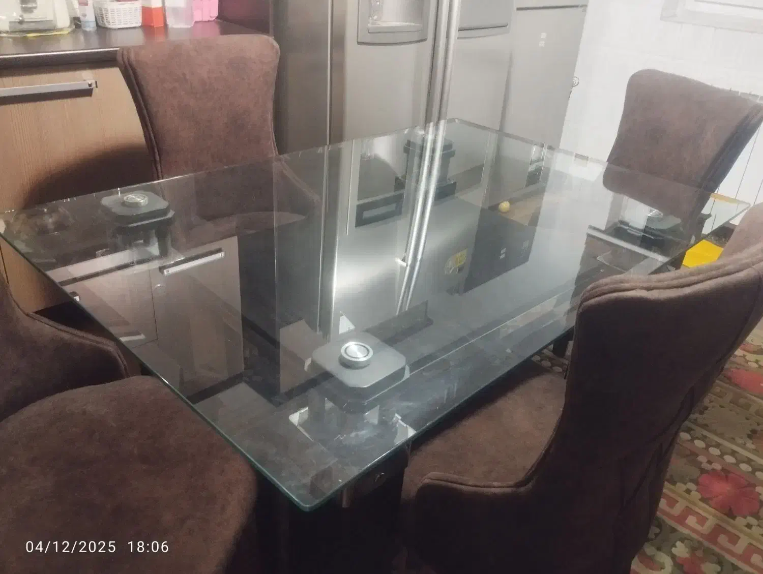 میز ناهارخوری ۴نفره|میز و صندلی غذاخوری|فومن, |دیوار