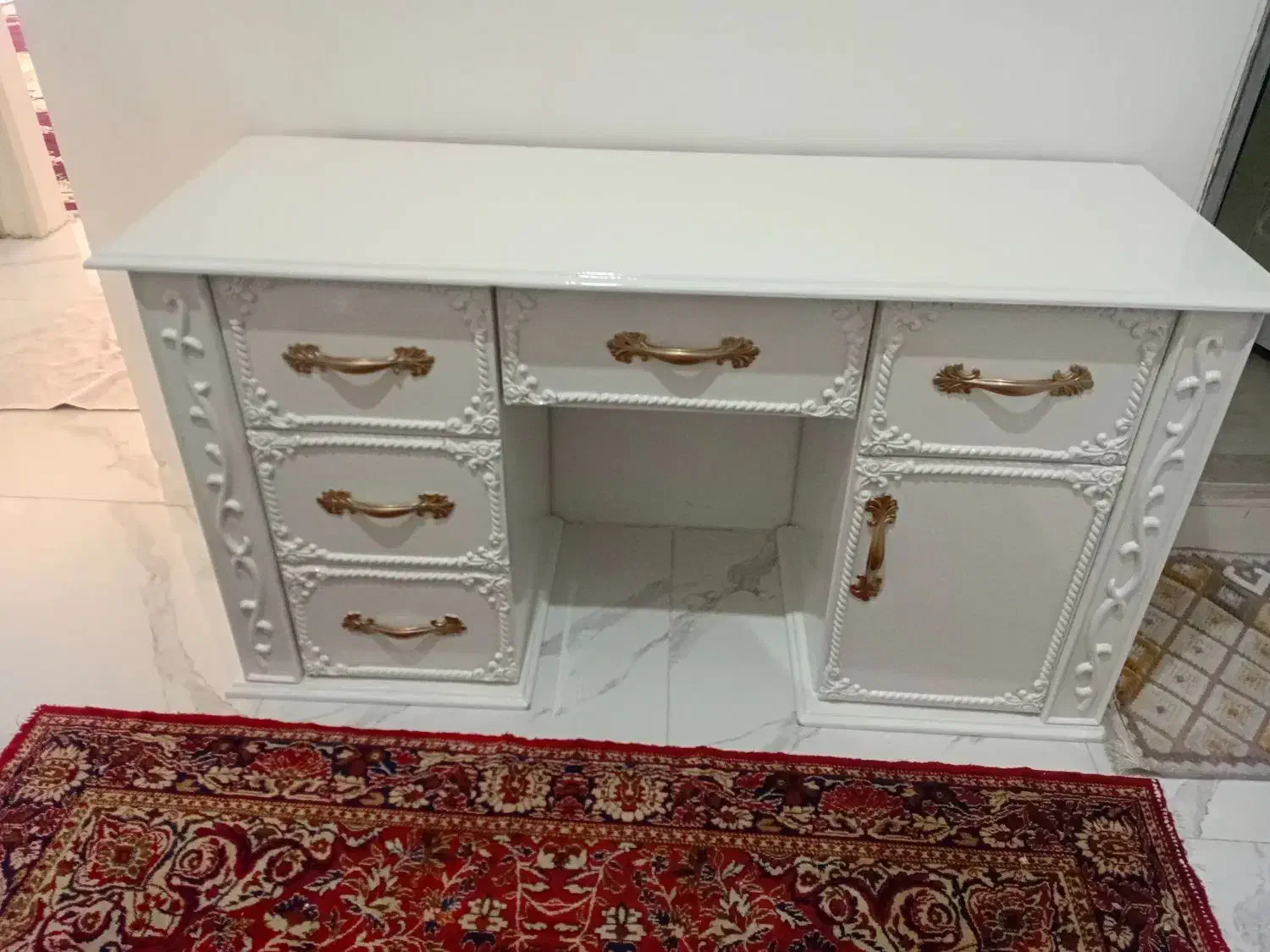 کنسول تمام چوب|بوفه، ویترین، کنسول|رودهن, |دیوار