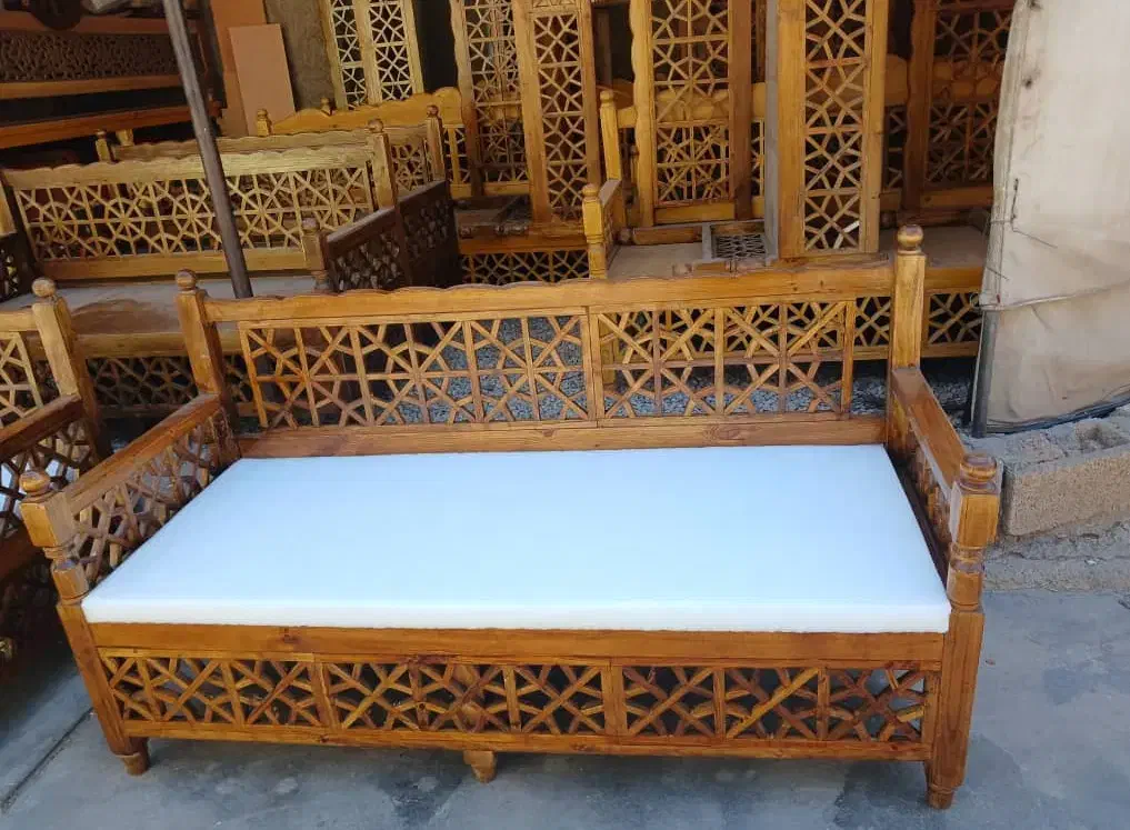 مبل باغی|صندلی و نیمکت|شیراز, گچی|دیوار
