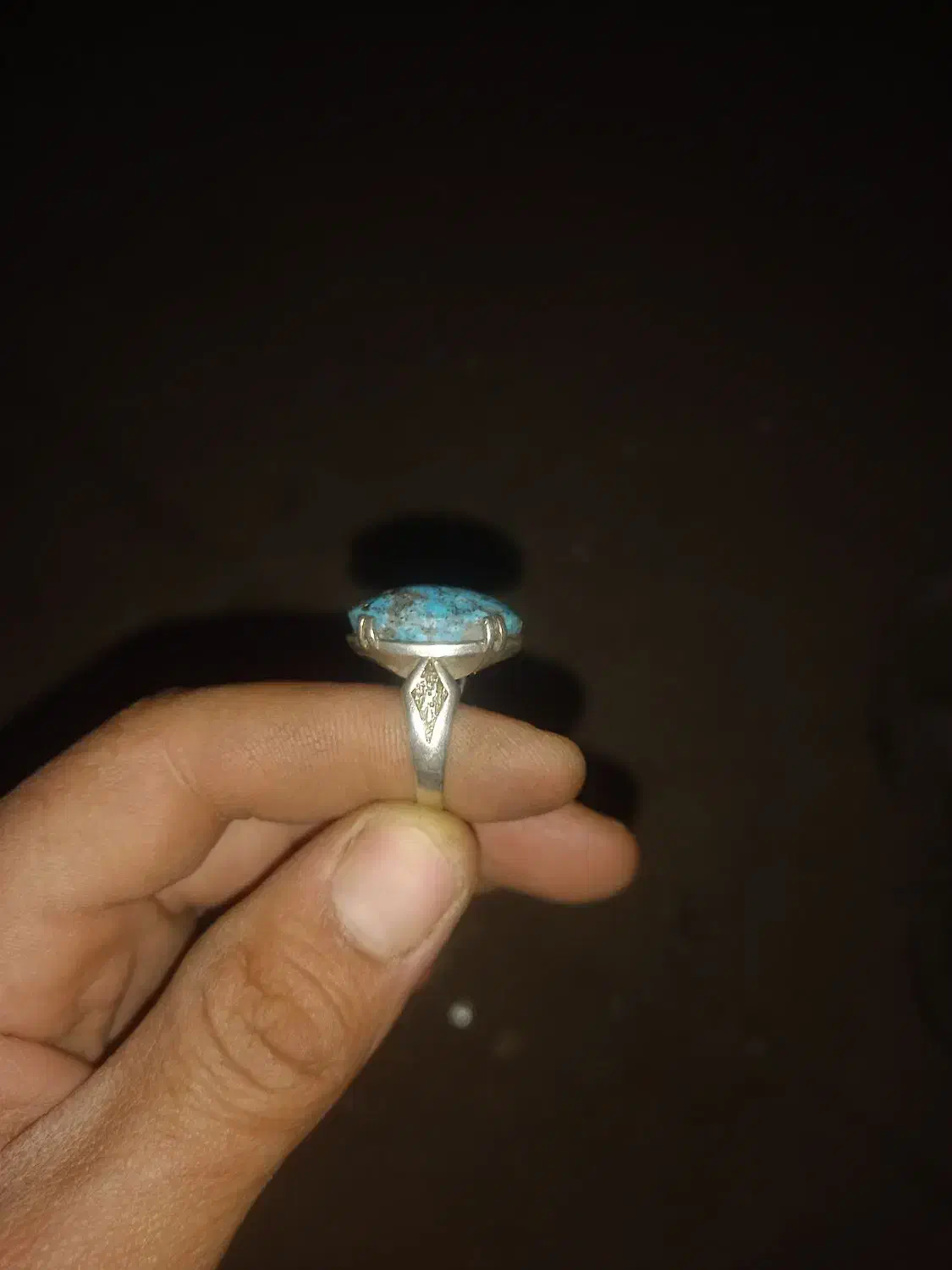 انگشتر فیروزه قدیمی|جواهرات|آذرشهر, |دیوار