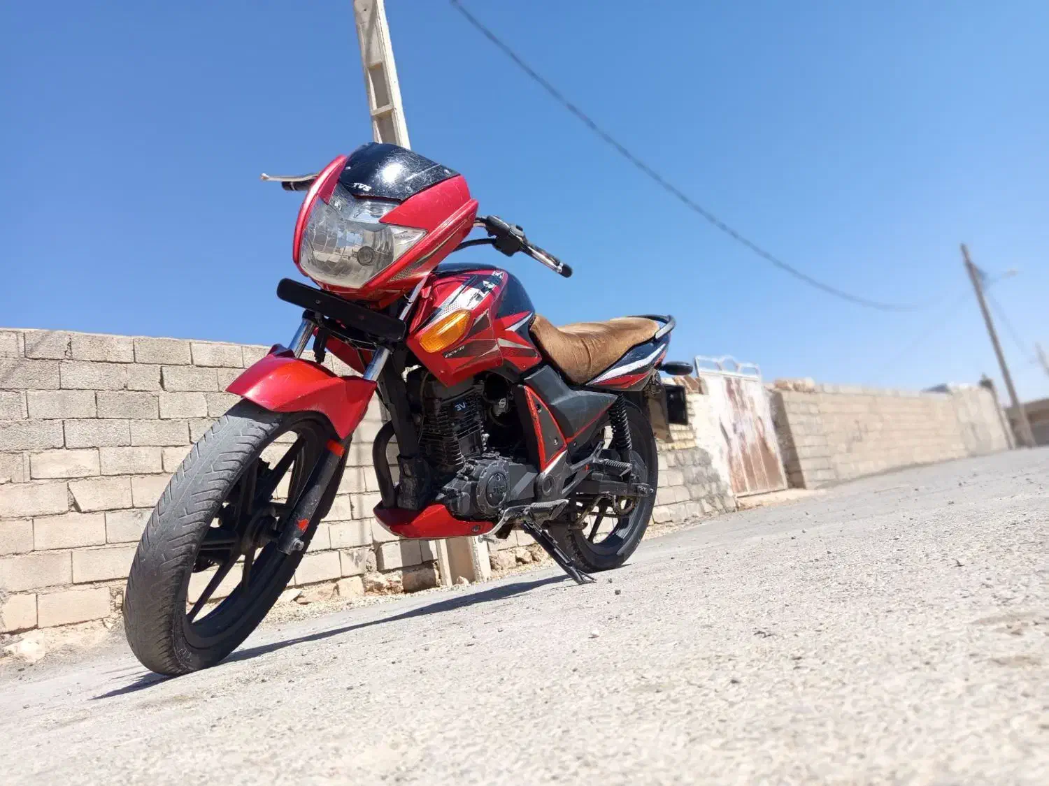 موتور طرح آپاچی فلامی|موتورسیکلت|رومشکان, |دیوار