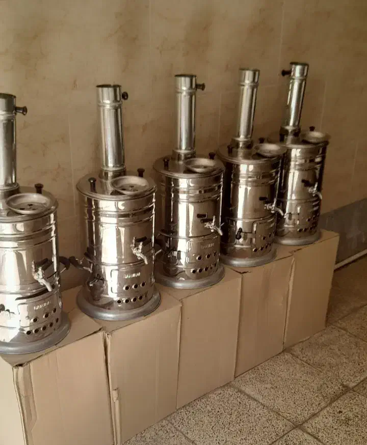 سماور هیزمی استیل|سماور، چای‌ساز، قهوه‌ساز|هشتگرد, شهرک بعثت|دیوار