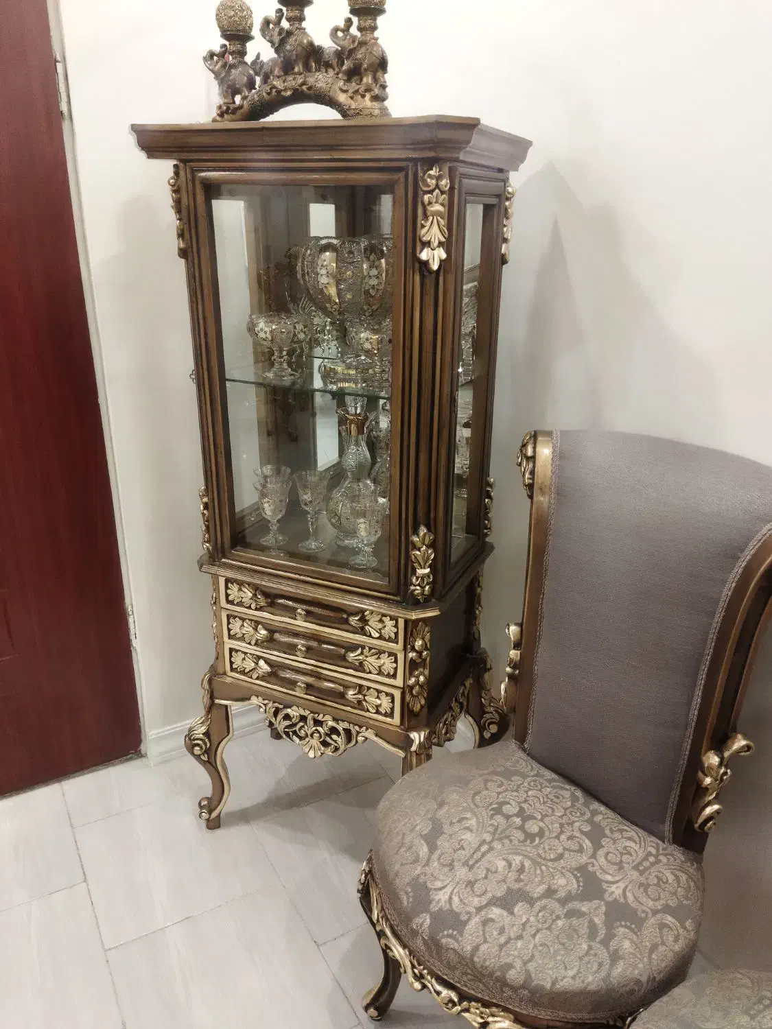 ویترین چوبی|بوفه، ویترین، کنسول|رباطکریم, رباطکریم|دیوار