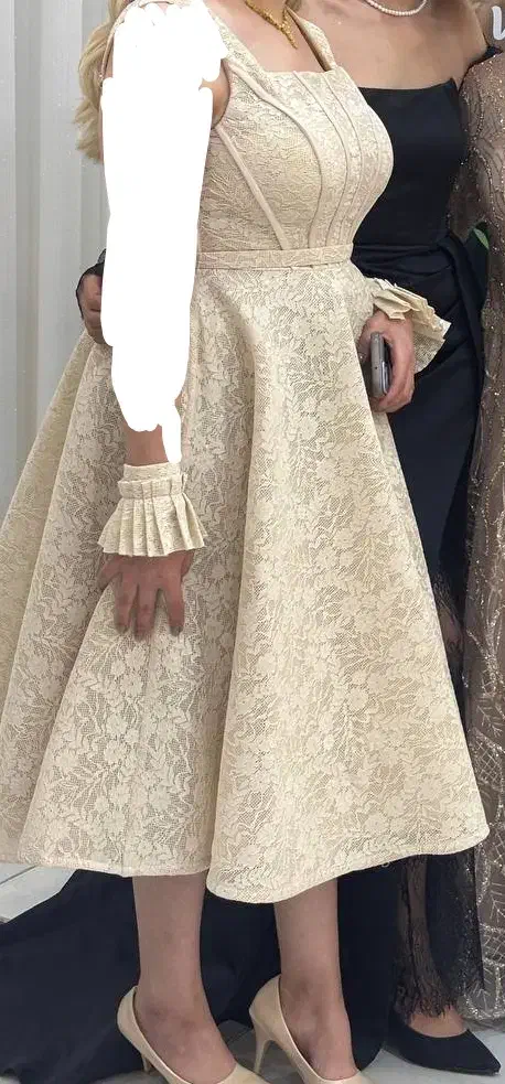 لباس مجلسی عروسکی با پارچه دانتل فرانسه|لباس|پاکدشت, پاکدشت (مامازند)|دیوار