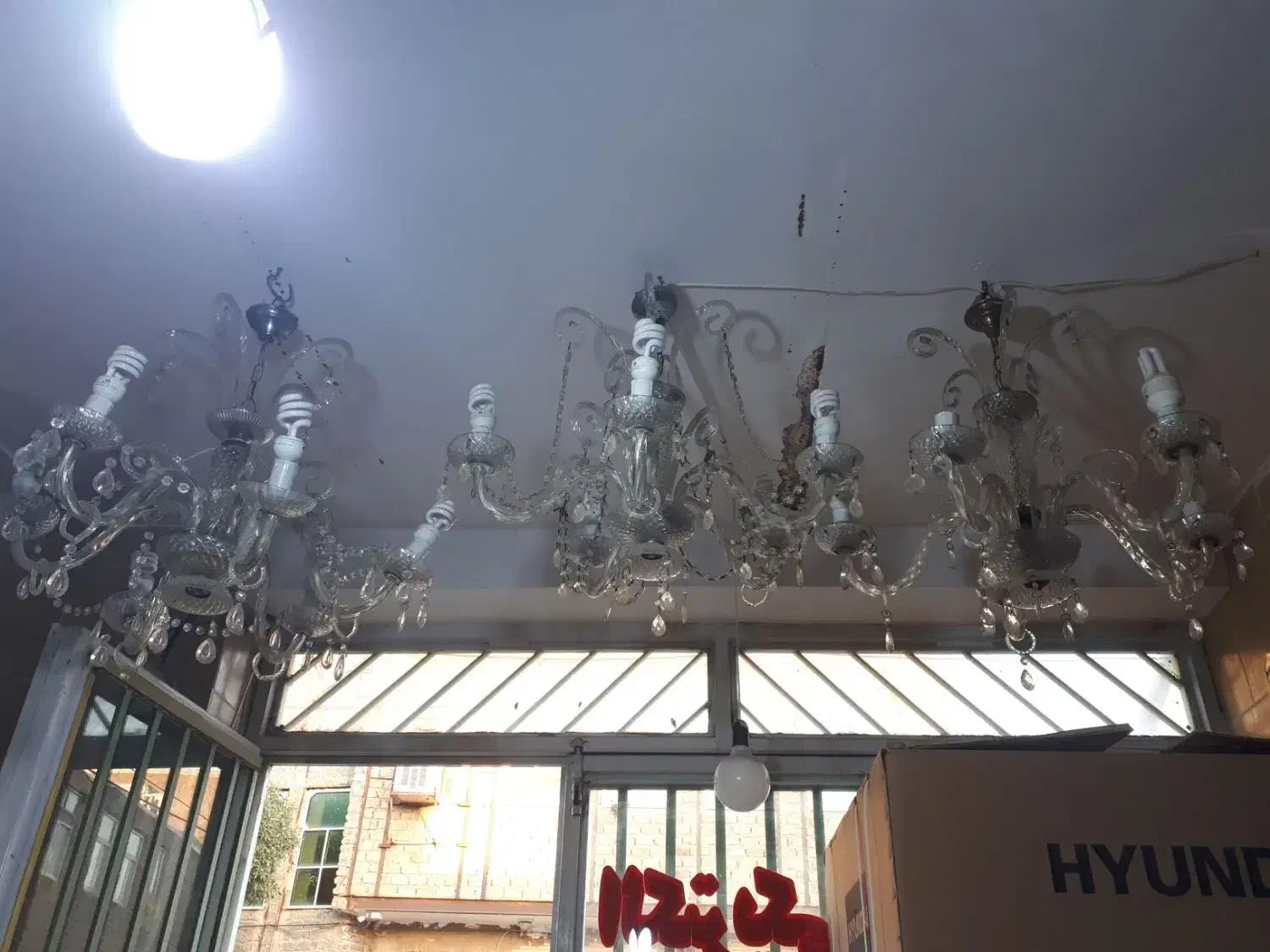 لوسترقدیمی|لوستر و چراغ آویز|اراک, |دیوار