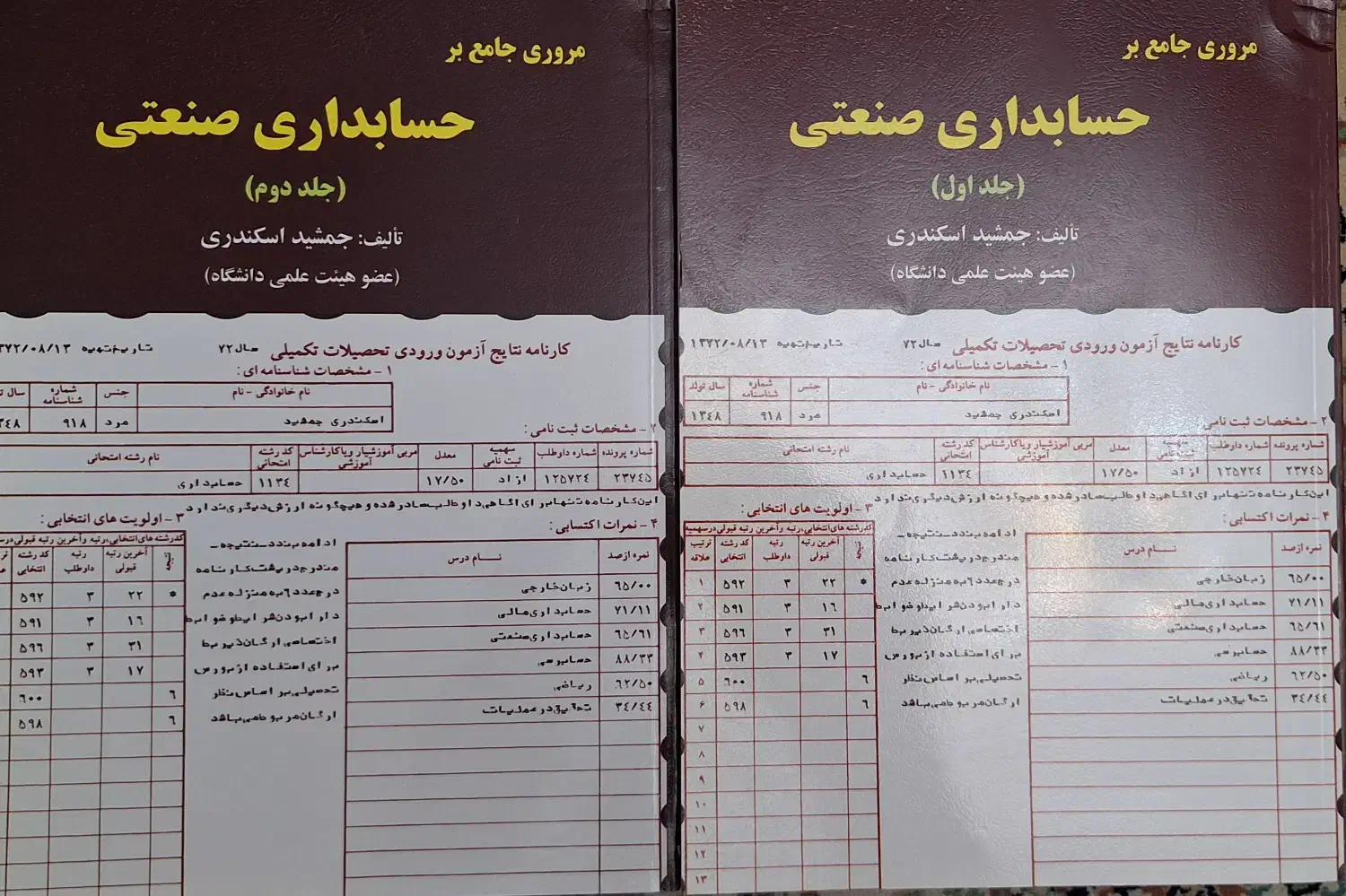 کتاب مروری جامع بر حسابداری صنعتی(اسکندری)(1و2)|کتاب و مجله آموزشی|تهران, سوهانک|دیوار