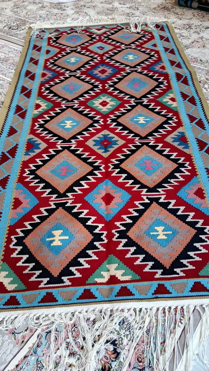 گلیم دستبافت اعلا|گلیم، جاجیم، گبه|سنندج, |دیوار