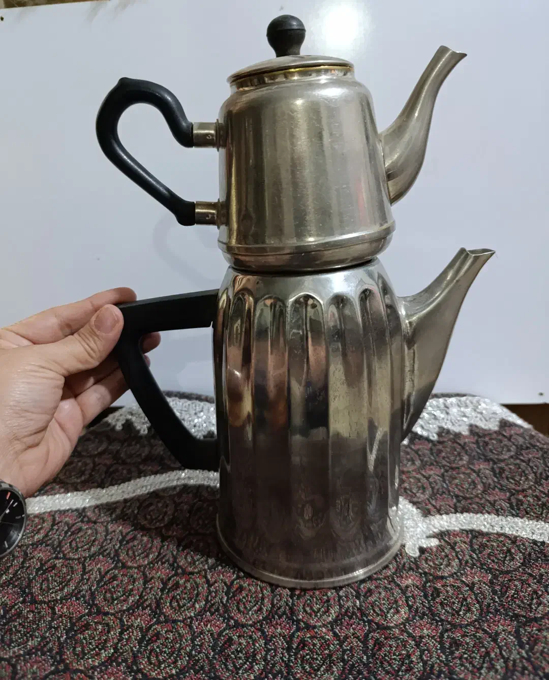 کتری قوری روس|کلکسیون اشیاء عتیقه|شیراز, فاضل|دیوار