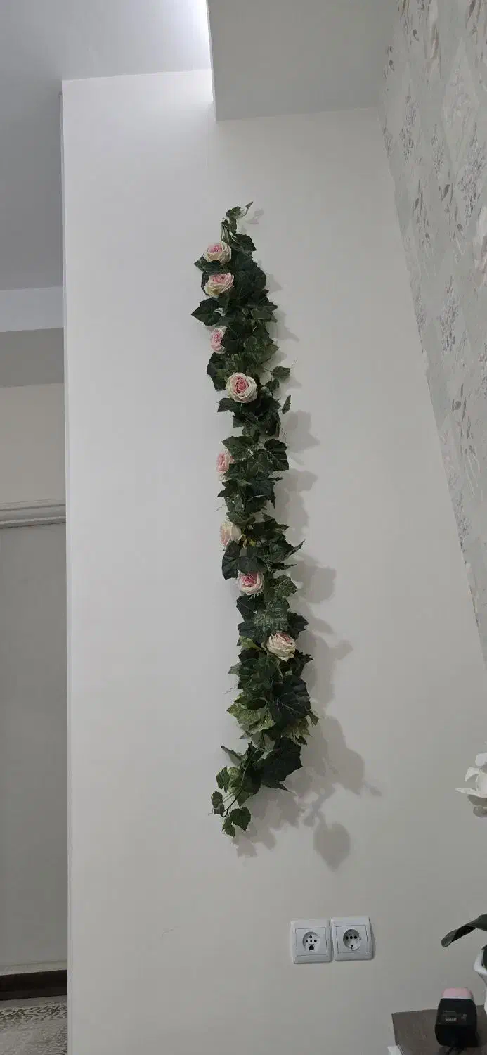 ریسه برگ پیچک وارداتی|گل مصنوعی|مشکیندشت, |دیوار