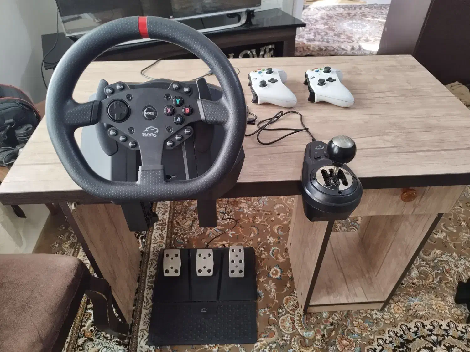 فرمان دنده وپدال  ps4  pc  xbaxهمراه کارتون نونو|کنسول، بازی ویدئویی و آنلاین|کرمانشاه, |دیوار