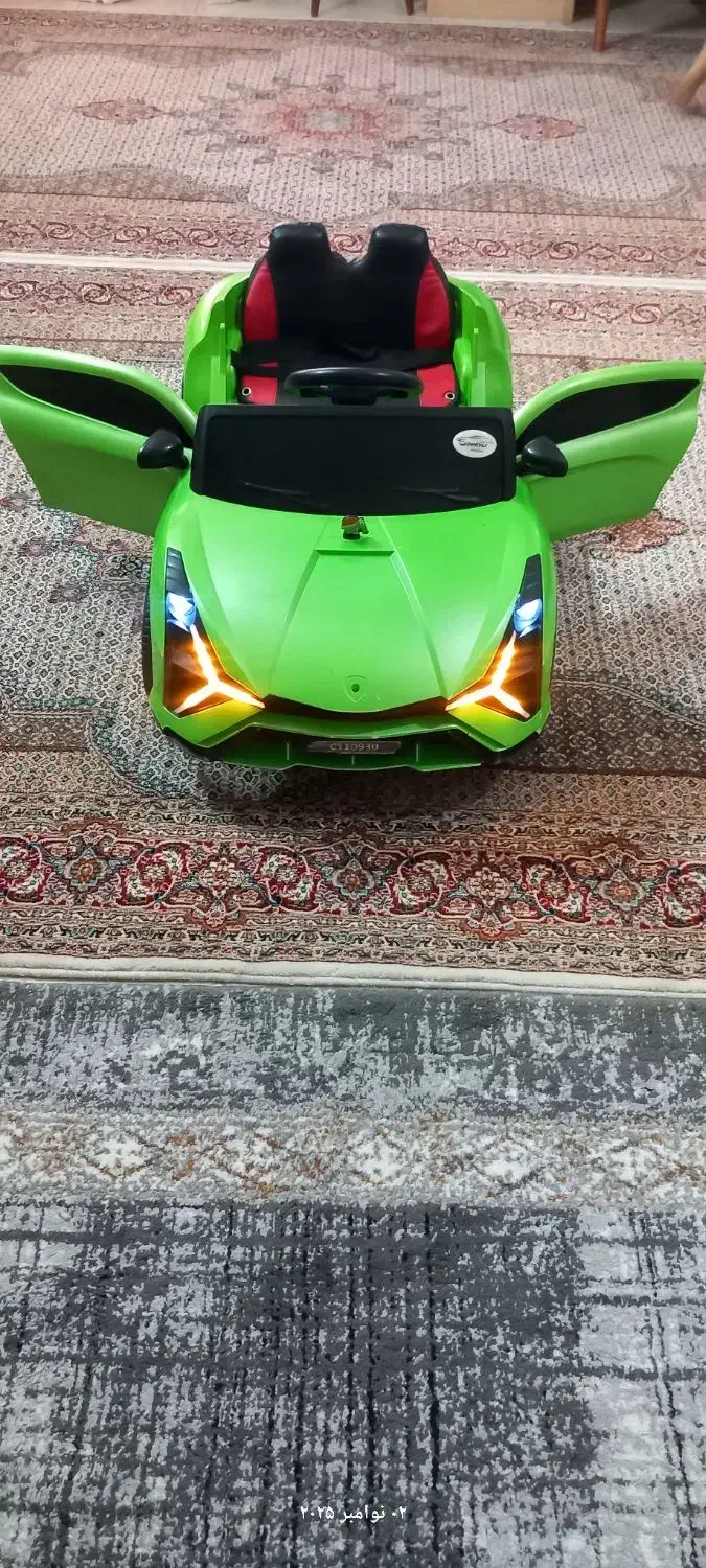 ماشین شارژی لامبورگینی سبز|اسباب‌‌بازی|قرچک, مهدیه|دیوار