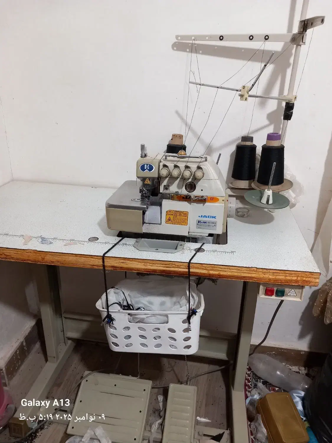 فروش سردوز ۵ نخ مدل جک|چرخ خیاطی و ریسندگی|کوهدشت, |دیوار