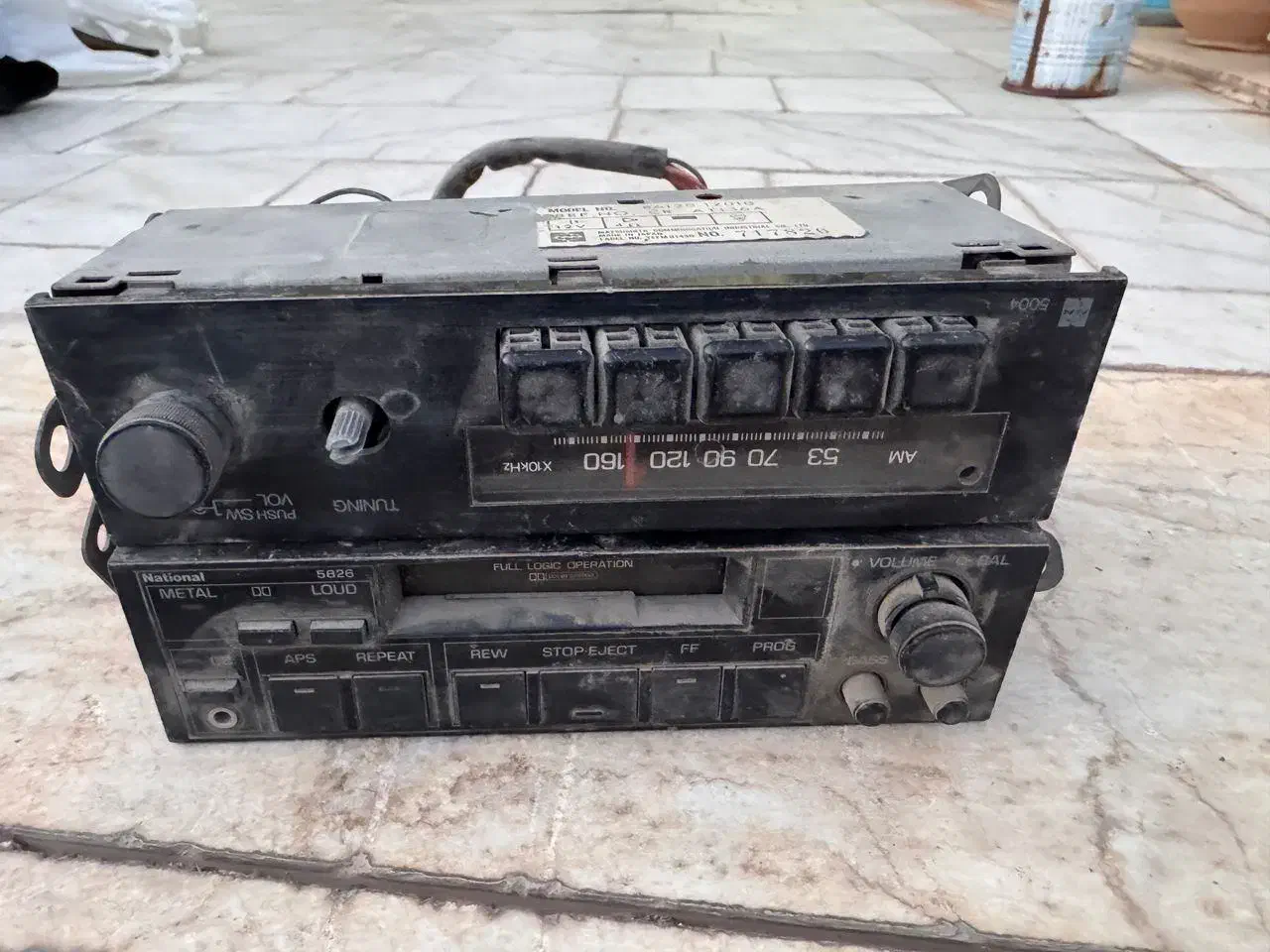 ضبط ماشین نوارخور دوطبقه ناسیونال قدیمی|صوتی و تصویری|یزد, |دیوار