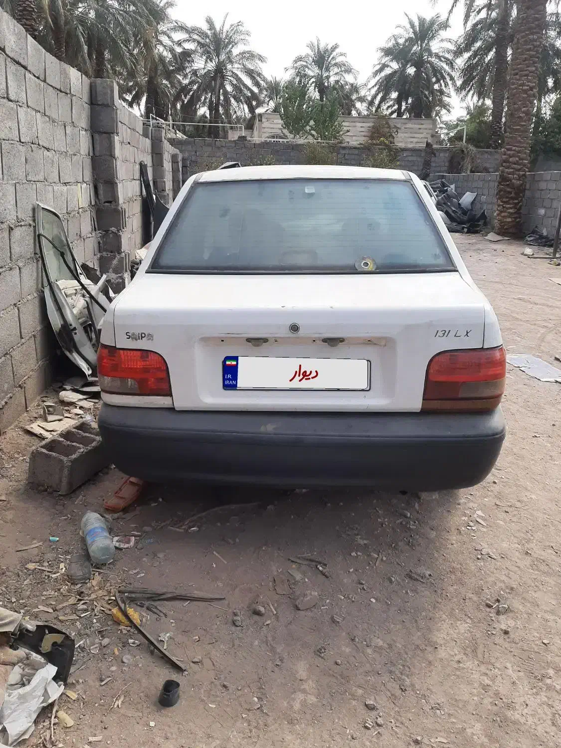 پراید سفید کاربراتور|خودرو سواری و وانت|بم, |دیوار