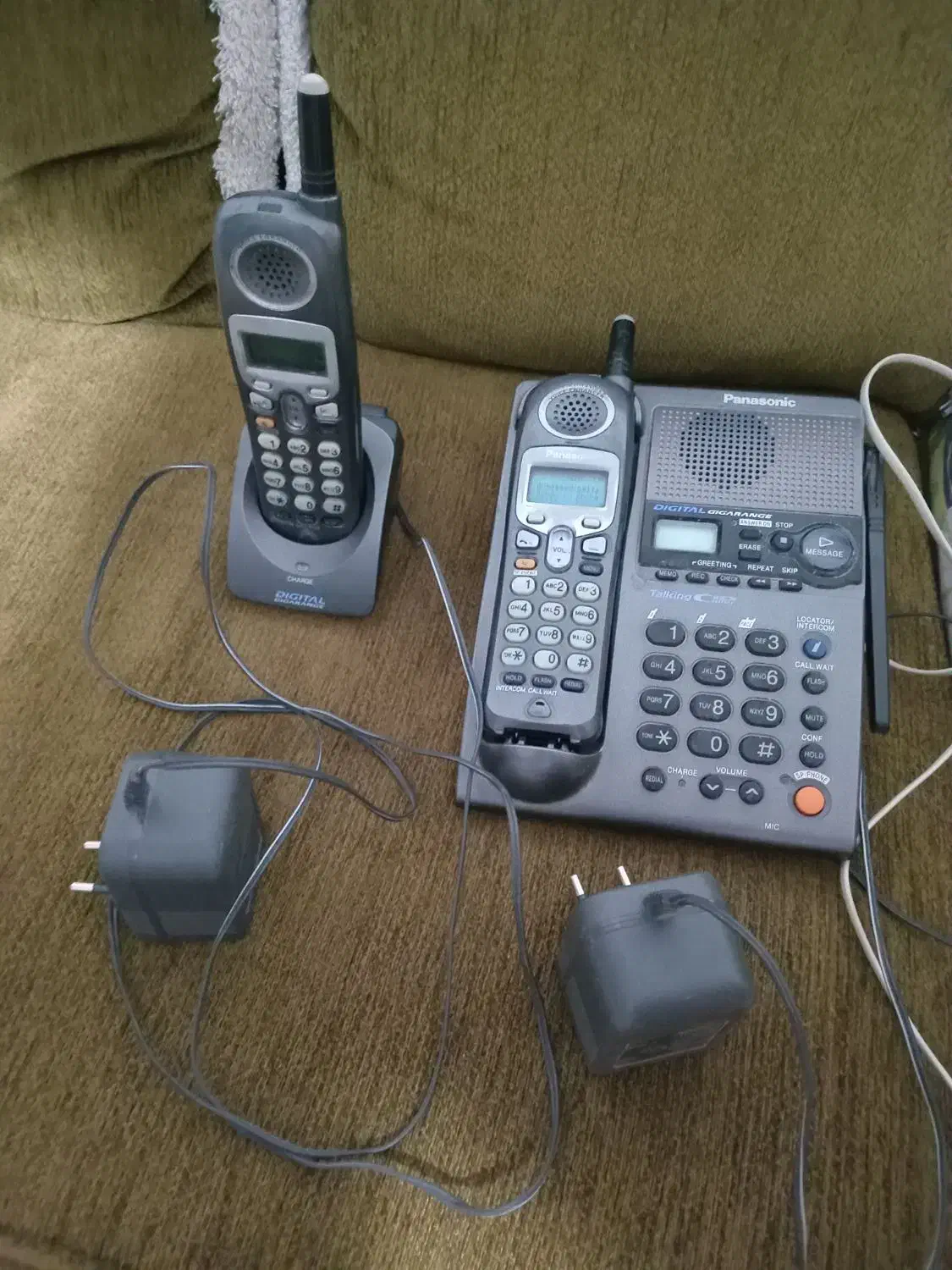 تلفن بیسیم پانوسونیک اصل قدیمی|تلفن رومیزی|رفسنجان, |دیوار