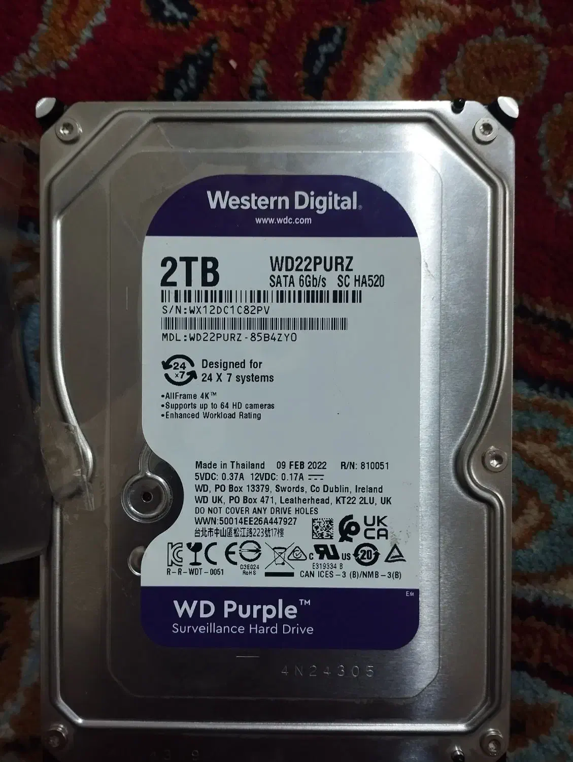 هارد ۲ ترا اینترنال|قطعات و لوازم جانبی رایانه|اسدآباد, |دیوار