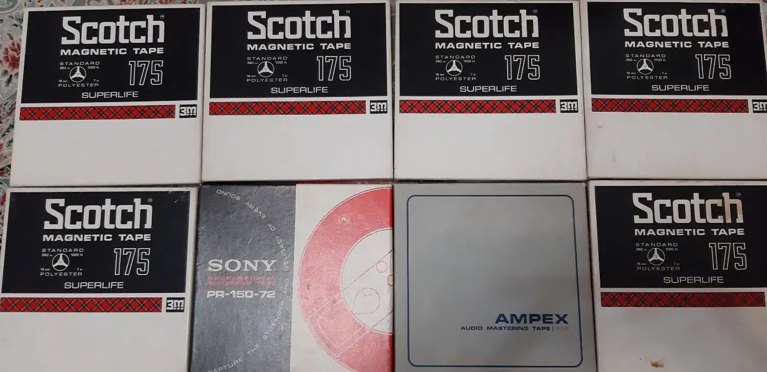 ۸ عدد نوار ریل قدیمی|فیلم و موسیقی|قدس, شهرقدس|دیوار