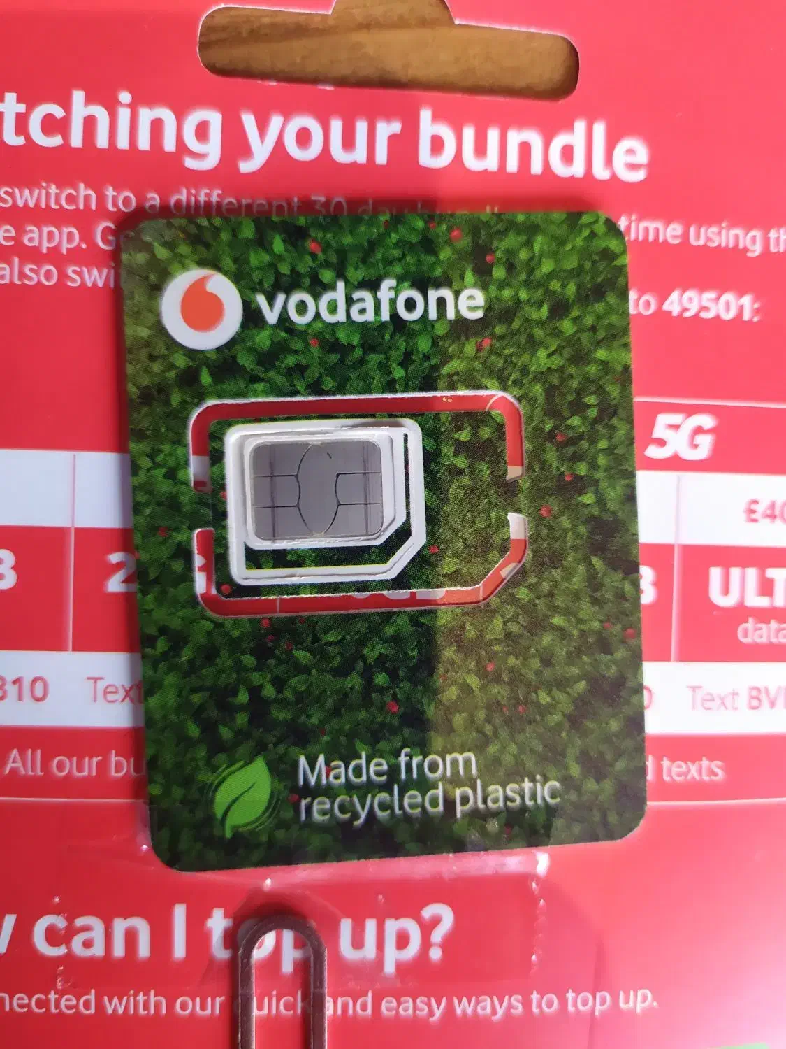 سیم کارت ودافون Vodafone انگلیس|سیم‌کارت|تهران, پونک|دیوار