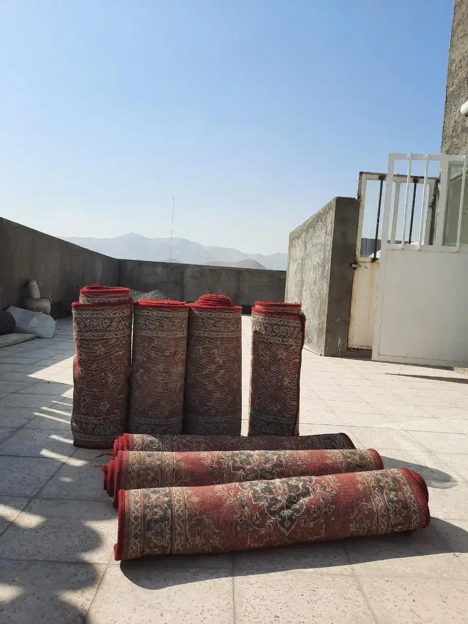 ۱۶متر فرش پله و ۳عددپاگرد در ابعاد مختلف|فرش|مشهد, کوشش|دیوار