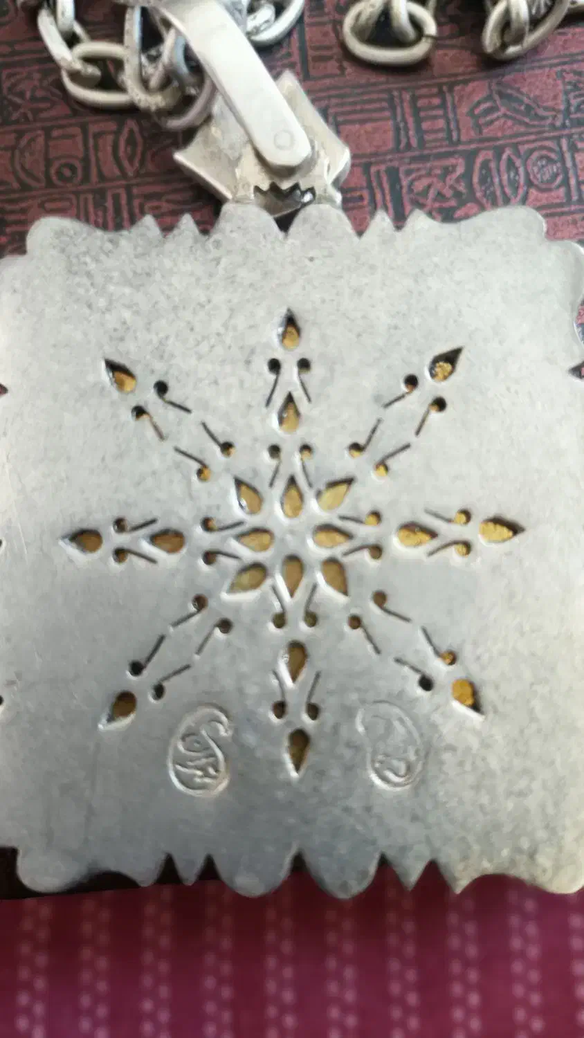 پلاک گردنبند شیر نشان کار دست نقره عیار بالا|جواهرات|کرمانشاه, |دیوار