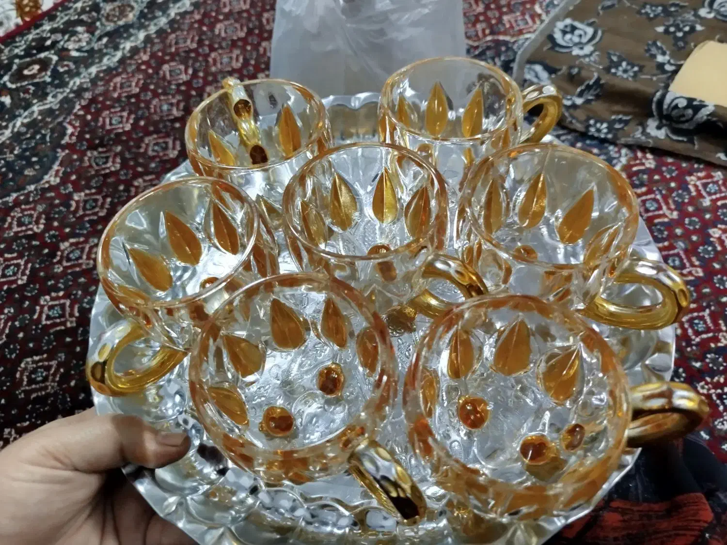 استکان 12عدد|ظروف سرو و پذیرایی|جوانرود, |دیوار
