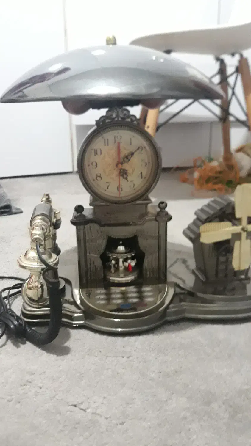 تلفن ، ساعت ، آباژور سکاره|چراغ خواب و آباژور|رشت, خرسندی|دیوار