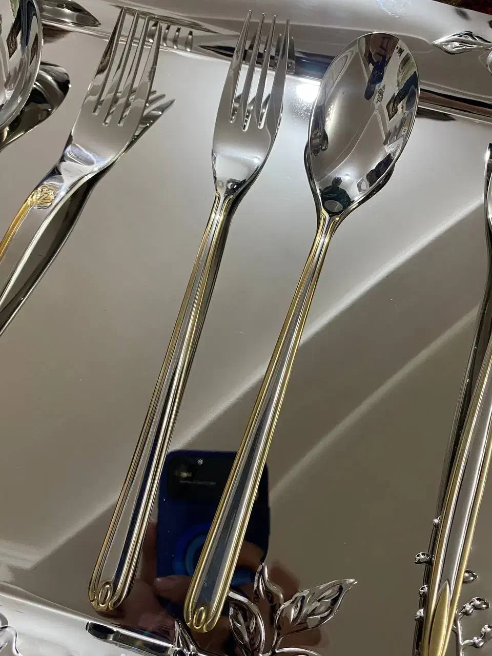 قاشق و چنگال 24 نفره اصل اروپایی|ظروف سرو و پذیرایی|تبریز, |دیوار